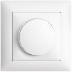 UP-Drehdimmer, bel.LED-Univers. EDIZIOdue, 4-200,weiss, LED weiss