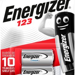Batterie Photo Lithium Energizer CR123A 3V
