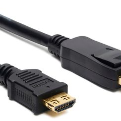 DisplayPort-HDMI-Kabel Ceconet 4K 340MHz 10.2Gb/s 2m schwarz