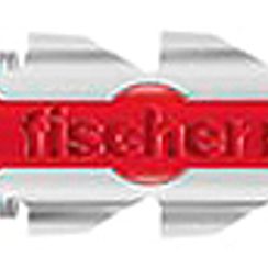 Universaldübel Fischer DUOPOWER 10x80mm Nylon grau/rot