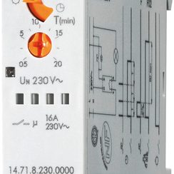 REG-Treppenlichtautomat Finder 14.71, 1S 16A/230AC 0.5…20min, 1TE