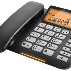 Gigaset DL580 Komfort-Telefon schwarz