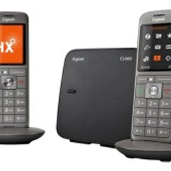 Gigaset CL660 Duo Eco-DECT Telefon mit Zusatzapparat und Ladestation, anthrazit