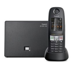 Gigaset E630A GO, Telefon mit Basisstation und Anrufbeantworter, anthrazit