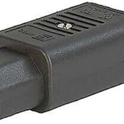 Gerätesteckdose T113 schwarz, Typ 4782 70°C