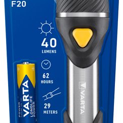 LED-Taschenlampe VARTA Multi Day Light F20, 40lm, mit 2×AA