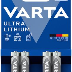 Varta Ultra Lithium AAA Micro FR10G445 Lithium 4er Bli