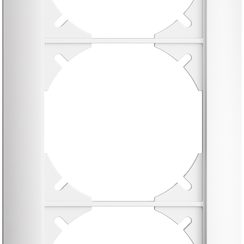 Cadre de recouvrement EDIZIOdue 1x3 blanc