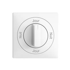 Kit frontal Nuit-Jour-Nuit-Jour EDIZIOdue 60x60mm blanc