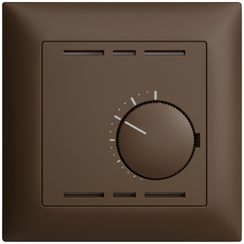Thermostat d'ambiance ENC EDIZIOdue coffee, sans interrupteur