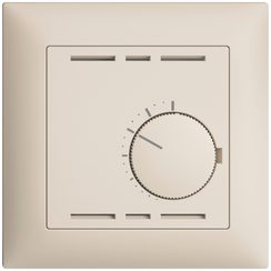 Thermostat d'ambiance ENC EDIZIOdue crema, sans interrupteur