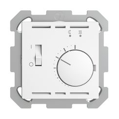 Thermostat d'ambiance ENC EDIZIOdue blanc, avec sonde et câble