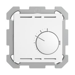 Thermostat d'ambiance ENC EDIZIOdue blanc, sans interrupteur