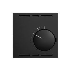 Thermostat d'ambiance ENC EDIZIOdue noir sans interrupteur