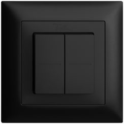 Smart Light Control Feller EDIZIOdue FMI Philips Hue, 4K/2T, sans piles, noir