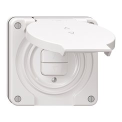 Interrupteur pour stores NUP NEVO, 1-canal, profondeur 18 mm, 87x87 mm, blanc