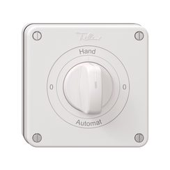 Interrupteur rotatif NUP NEVO, 2/1 L, avec manette, KS, 0-Hand-0-Automat, blanc