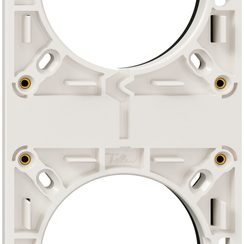 Cadre NUP NEVO, 2x1, avec joint en caoutchouc mousse, 187x87mm, blanc