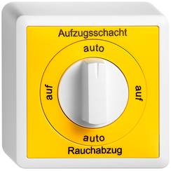 Interrupteur rotatif AP EDIZIOdue 0/1L allemand pour puits d'élévateur