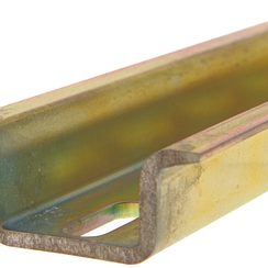 Barre profilée EN-50022-35 L=2m acier zing. perforé