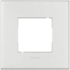 Cadre de recouvrement ATO 1x1 module blanc