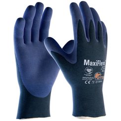 Gants de travail ATG MaxiFlex Elite taille 9/L bleu-noir