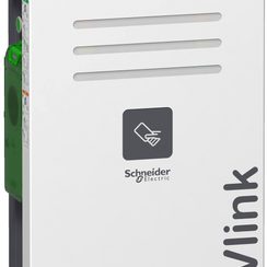Station de charge EVlink Parking2 Wall 2x22kW mode3 type2 prise, RFID