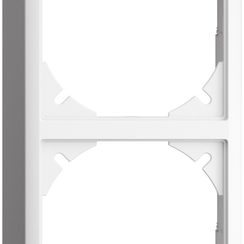 Capot EDIZIOdue 54mm I-I blanc pour combinaison vertical/horizontal