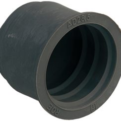 Übergangstülle Flexa-Quick PG29 schwarz, für Rohrflex Ø34.5mm