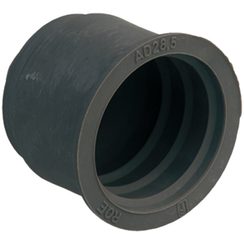 Douille de raccordement Flexa-Quick PG48 noir, pour Rohrflex Ø54.5mm