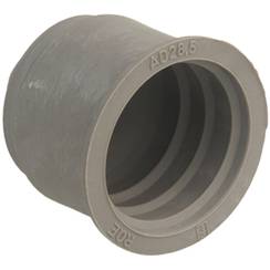 Douille de raccordement Flexa-Quick PG13.5 gris pour Rohrflex Ø18.5mm