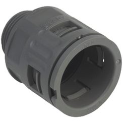 Anschlussnippel Flexa-Quick schwarz AGRO PG11 für Rohrflex Ø15.8mm