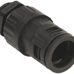 Schlauchverschraubung M63 Ø54.5mm schwarz, Flexa-Quick für Rohrflex