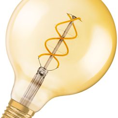 Lampe LED Vintage 1906 CLASSIC GLOBE125 25 FIL GOLD DIM 250lm E27 4.5W 230V 820