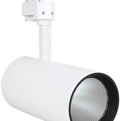 Projecteur pour rail LED LDV TRACK SPOT D95 55W 4000K 24° 90RA UGR<16 blanc