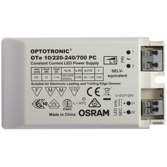Convertisseurs courant constant OTe 10, pour LED 700mA 10W 240V
