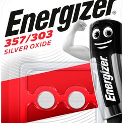 Knopfzelle Silberoxyd Energizer 357/303 (SR44) 1.55V Blister à 2 Stück