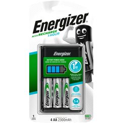 Chargeur Energizer 1-Hour, avec 4xaccumulateurs AA NiMH à 2300mAh