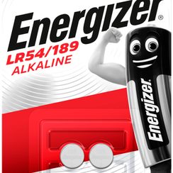 Pile bouton alcaline Energizer LR54 1.5V blister à 2 pièces