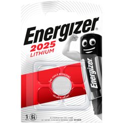 Pile bouton lithium Energizer CR2025 3V