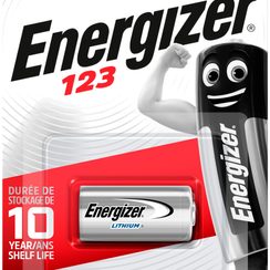 Batterie photo Lithium Energizer CR123A 3V