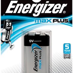 Batterie alcaline Energizer Max Plus 6LR61 9,0V, blister à 1 pièce