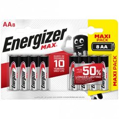 Batterie alcaline Energizer Max AA LR6 1,5V 8×bl 12x8er pa