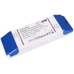 Bloc d'alimentation DOTLUX, p.bandes LED, 75W, 24VDC, 0.5-3.1A, 124×82×23mm IP20