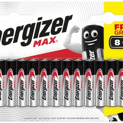 Batterie Energizer alcaline Aktion Max AAA, LR 03, E92, blister à 8+4 pièces