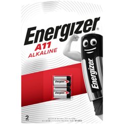 Batterie Energizer alcaline A11, blister à 2 pièces