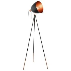 Lampadair CHESTER max.60W E27 noir/cuivre