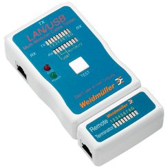 Testeur de passage Weidmüller LAN USB TESTER pour câble informatique