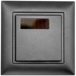 Thermostat d'ambiance RF AP ALADIN EnOcean sans consigne, noir