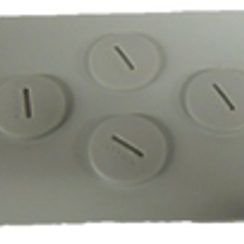 Plaque passe-câbles pour CUBO C 8×20 grd2